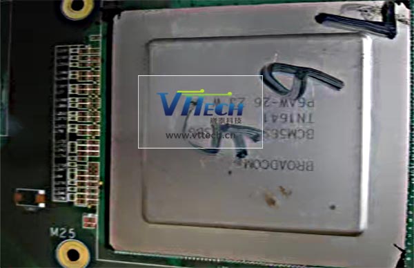 BROADCOM BGA高端服務器主控芯片返修細節圖